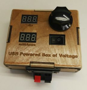 USB powered Variable Box of Voltage